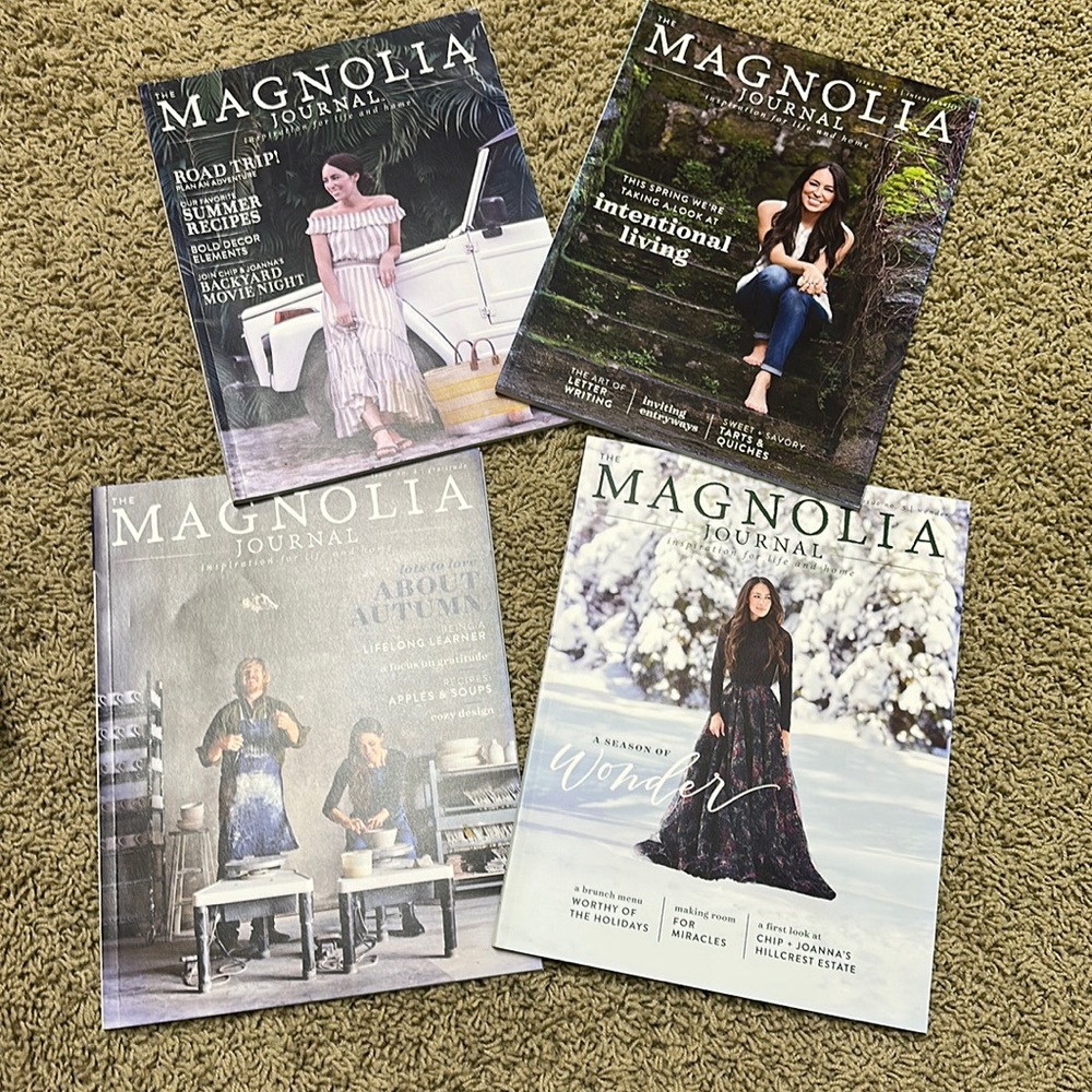 The magnolia journal magazine 4 pack